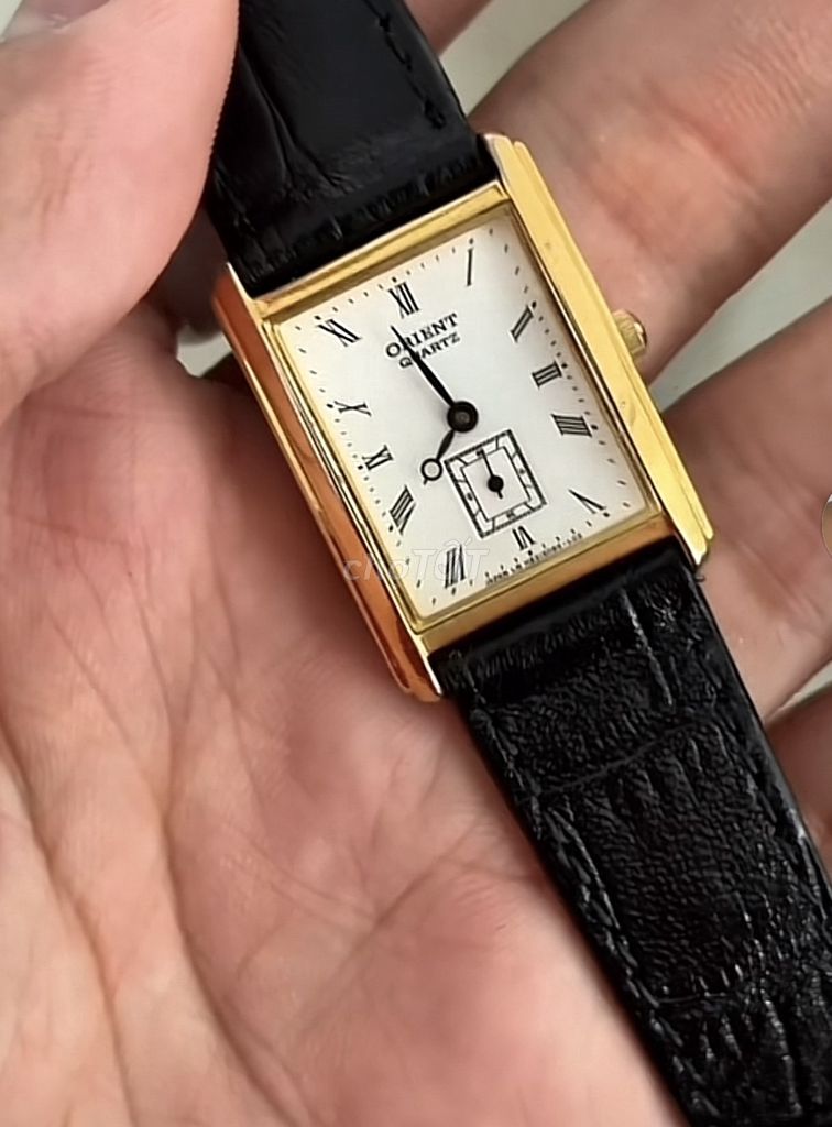 Orient Mini Tank Vintage Nam Vàng Đen. Mua bán Đồng hồ tại Thành phố Sóc Trăng Sóc Trăng được đăng bởi Kỳ Anh hình 1