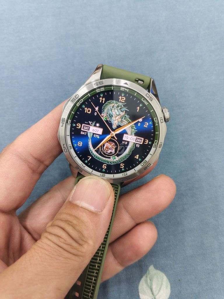 Đồng hồ thông minh Huawei GT4 Xanh rêu đã sử dụng. Mua bán Thiết bị đeo thông minh tại Huyện Thái Thụy Thái Bình được đăng bởi Phạm Lâm hình 1