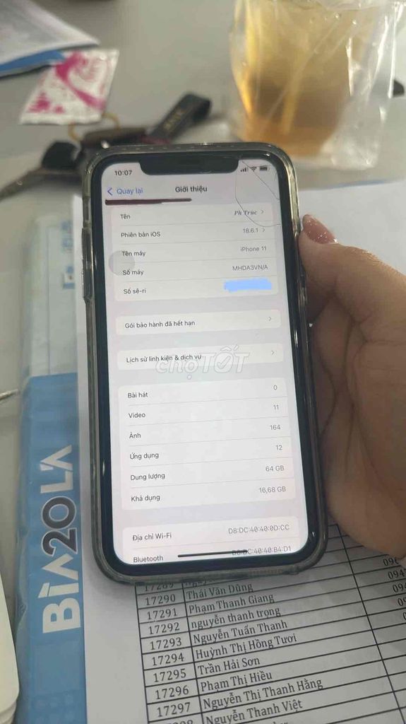 Apple iPhone 11 64GB Đen 81%. Mua bán Điện thoại tại Quận Cái Răng Cần Thơ được đăng bởi Bánh Mì Không hình 1
