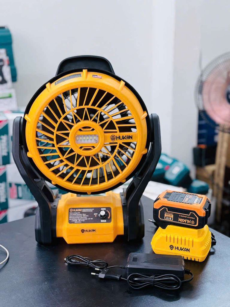 Quạt tích điện Hukan Vàng đen. Mua bán Quạt tại Quận Cái Răng Cần Thơ được đăng bởi Duy Nguyễn Cần Thơ hình 1
