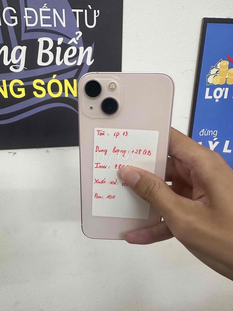 Apple iPhone 13 128GB Hồng Việt Nam Nguyên bản. Mua bán Điện thoại tại Quận Đống Đa Hà Nội được đăng bởi HAN store hình 1