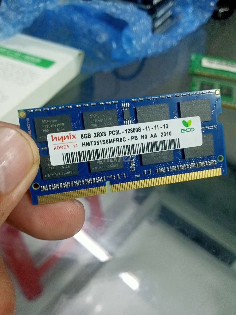 Bán 2 ram laptop 8g 3L 1600