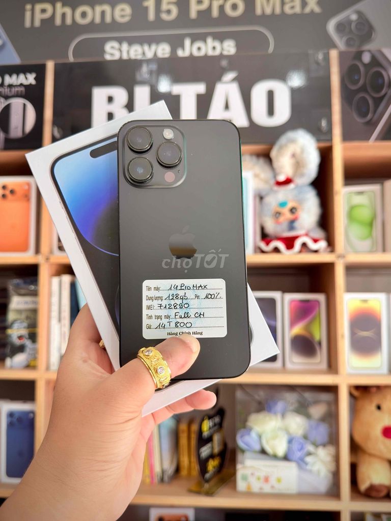 Apple iPhone 14 Pro Max 128GB Đen. Mua bán Điện thoại tại Thành phố Long Xuyên An Giang được đăng bởi Bi Táo Store hình 1