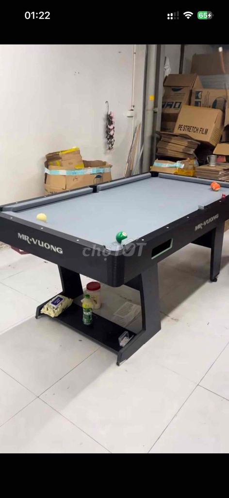 Bàn Bi-a Mr-Vuong (Kt 182x100cm) đen mới sử dụng. Mua bán Sở thích khác tại Huyện Hóc Môn Tp Hồ Chí Minh được đăng bởi Tên chưa cung cấp hình 1