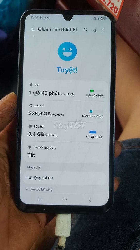 Samsung A15 8GB/256GB Xanh đậm. Mua bán Điện thoại tại Thành phố Thủ Đức Tp Hồ Chí Minh được đăng bởi Lê Thông hình 1