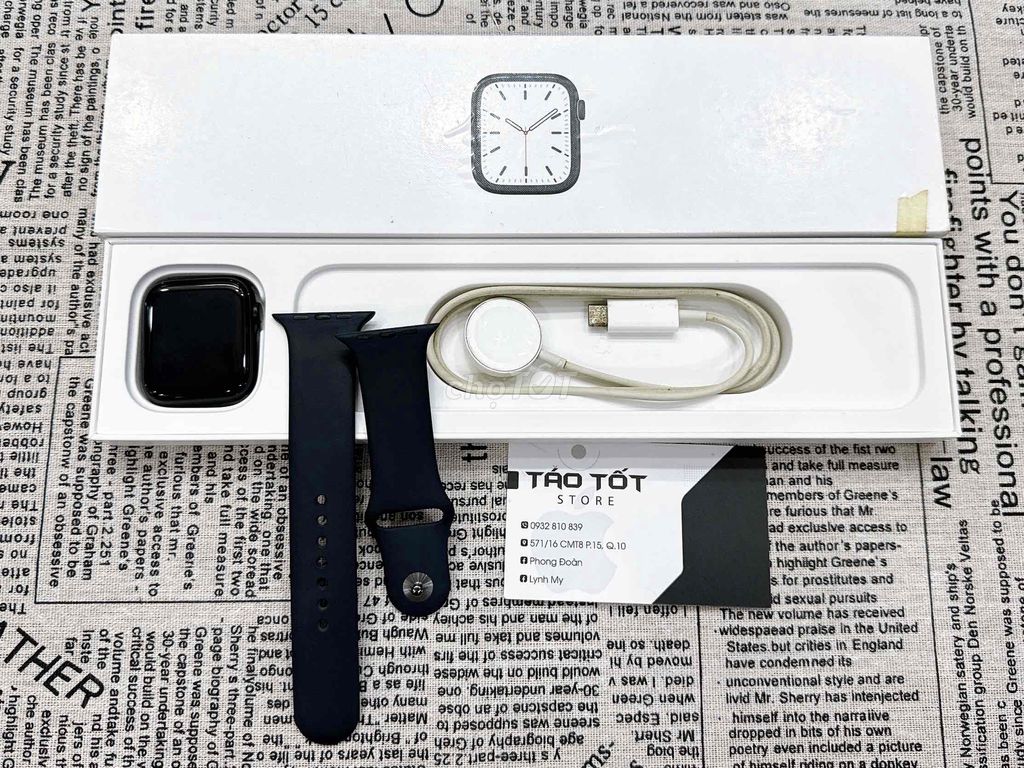 Apple wacth Se2 44mm nhôm midnight fulbox zin P96%