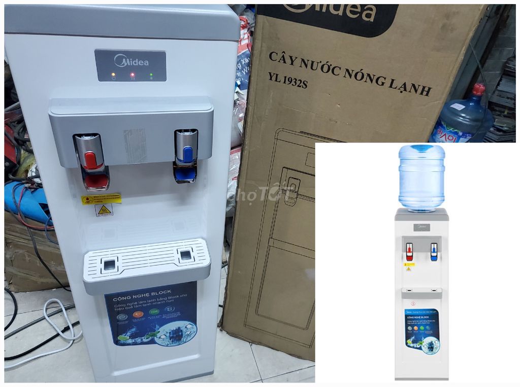 Máy nước nóng lạnh Midea YL1932S 550W ,Block A.Mới