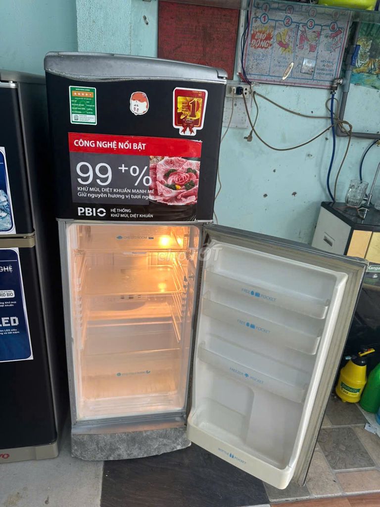 Tủ lạnh Sanyo 150 lít KHÔNG BÁM TUYẾT ,  xài tốt . Mua bán Tủ lạnh tại Quận Tân Phú Tp Hồ Chí Minh được đăng bởi tram hình 1