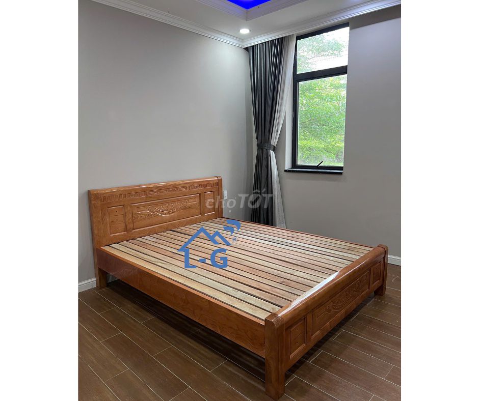 GIƯỜNG GỖ SỒI~~GIƯỜNG GỖ SỒI@@GIƯỜNG GỖ SỒI@@HCM. Mua bán Giường, chăn ga gối nệm tại Thành phố Dĩ An Bình Dương được đăng bởi Lâm Gia Home hình 1