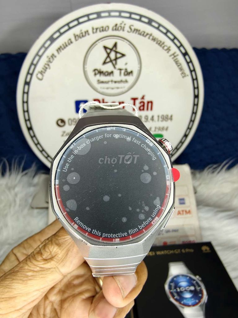 Huawei Gt6 Pro full Titanium 99.9% bh 8/2/2027. Mua bán Thiết bị đeo thông minh tại Quận Tân Phú Tp Hồ Chí Minh được đăng bởi Phan Tấn SmartWatch hình 1