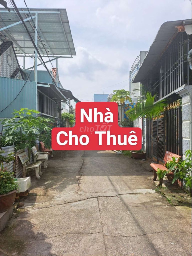 Cho thuê nhà hẻm 8 7 6 Trần Nam Phú