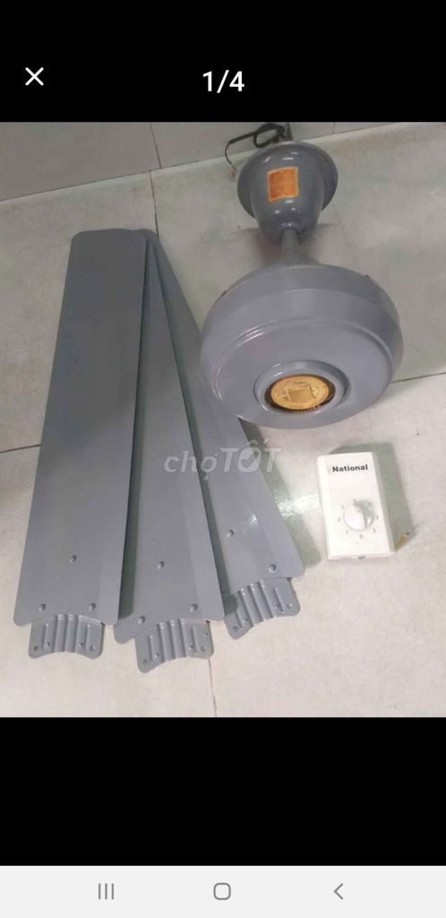 Quạt trần National Xám. Mua bán Quạt tại Huyện Hóc Môn Tp Hồ Chí Minh được đăng bởi Hòa hình 1