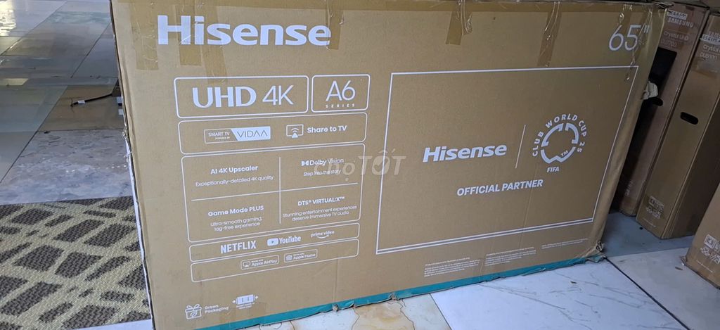 Smart Tivi Hisense 4K 65 inch 65A6Q Mẫu mới. Mua bán Tivi, Âm thanh tại Thành phố Thủ Đức Tp Hồ Chí Minh được đăng bởi khodienmaygiare hình 1