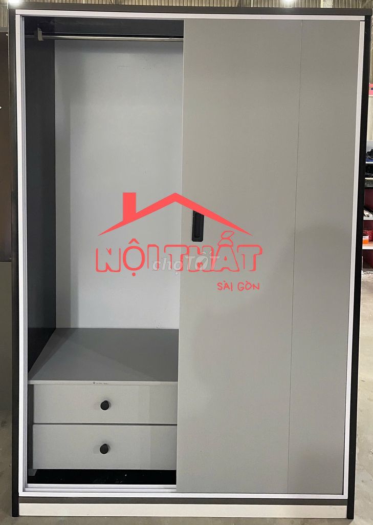 Tủ quần áo nhựa cửa lùa mới. Mua bán Tủ, kệ gia đình tại Quận 11 Tp Hồ Chí Minh được đăng bởi Nội thất giá xưởng hình 1