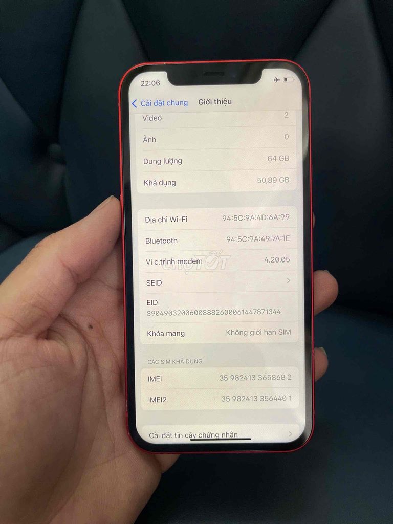 IPhone 12 64GB Quốc Tế