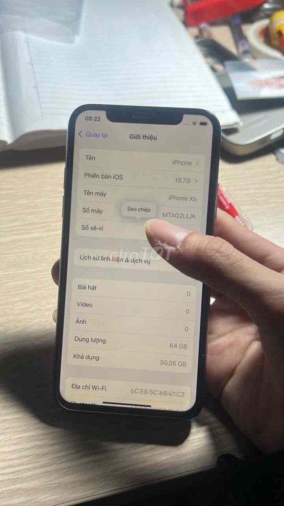 Apple iPhone Xs 64GB Đen. Mua bán Điện thoại tại Quận Hà Đông Hà Nội được đăng bởi Sam Dung Nguyen hình 1