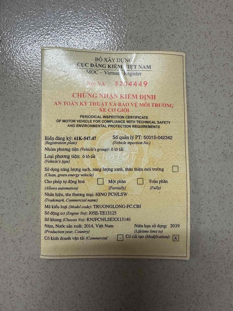 Cần bán xe cẩu Hino fc cần unic 4 khúc thùng 6,1m. Mua bán Xe tải, xe ben tại Thành phố Thủ Đức Tp Hồ Chí Minh được đăng bởi Hoang1970 hình 14