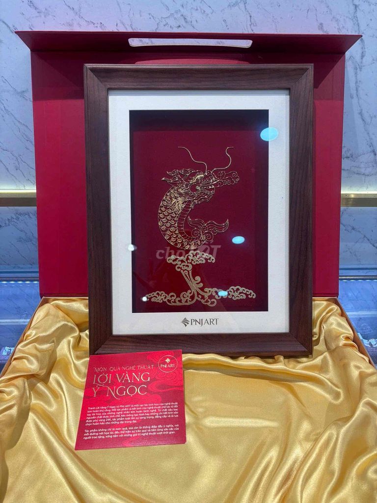 Tranh PNJ Art Cá chép hóa rồng Vàng. Mua bán Đồ sưu tầm, đồ cổ tại Quận Thanh Khê Đà Nẵng được đăng bởi Ân Nguyễn hình 1