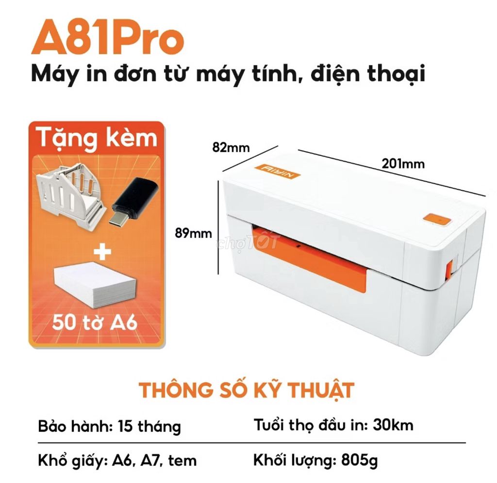 Thanh lý máy in AYIN A81 pro mới 97%