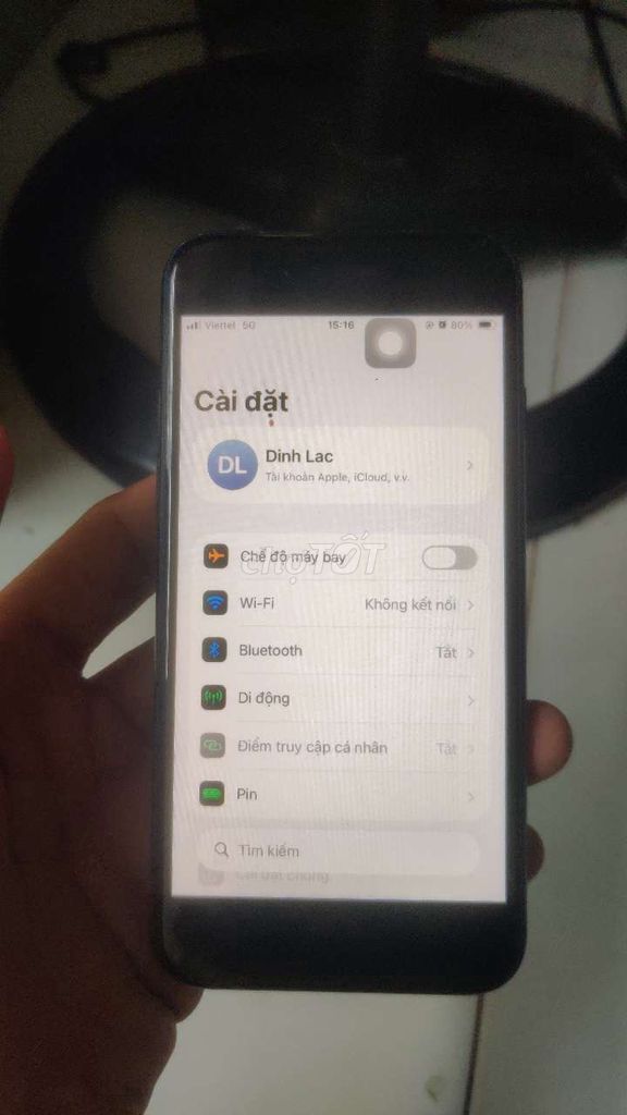 Apple iPhone clock SE 2022 64GB Đen 88%. Mua bán Điện thoại tại Thị xã Cai Lậy Tiền Giang được đăng bởi người đàn bà cũ hình 1