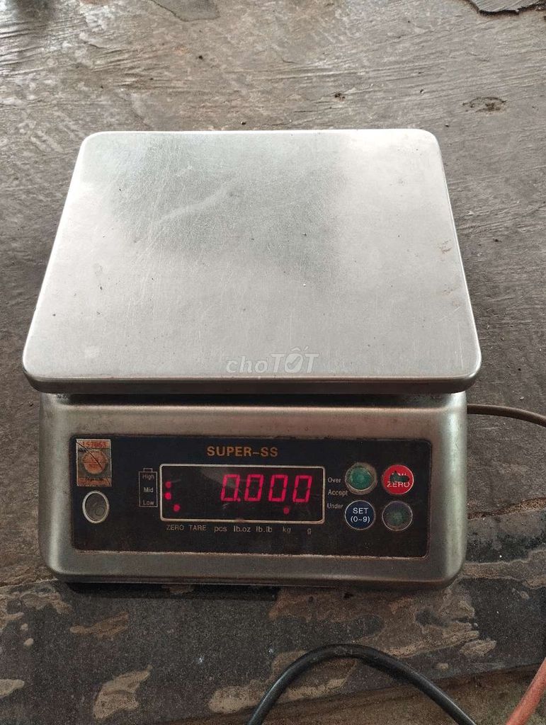 Cân điện tử SUPER-SS 30kg Bạc. Mua bán Nội thất, đồ gia dụng khác tại Thành phố Thủ Đức Tp Hồ Chí Minh được đăng bởi dao canh hình 1
