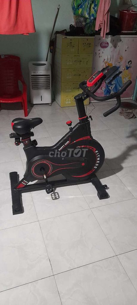 Xe đạp tập thể dục Happy Gam Đen Đỏ. Mua bán Đồ thể thao, Dã ngoại tại Huyện Chợ Mới An Giang được đăng bởi Tên chưa cung cấp hình 1