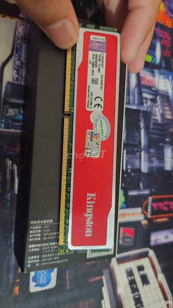 Ram Kingston HyperX Red 4gb DDR3 bus 1600 tản thép