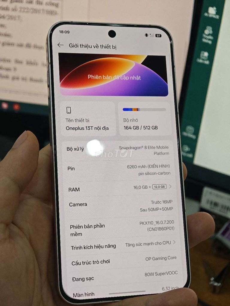 Oneplus 13T 16/512GB Hồng nhạt. Mua bán Điện thoại tại Huyện Gia Lâm Hà Nội được đăng bởi Hoàng Dũng hình 1