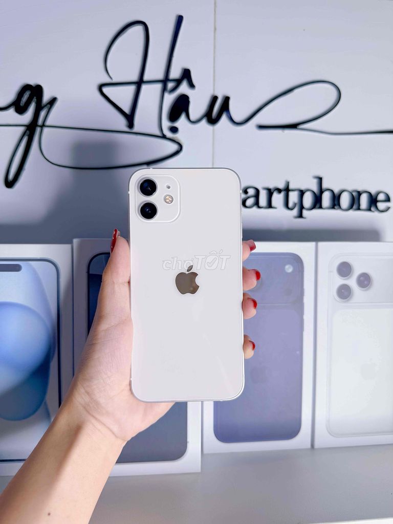 Apple iPhone 12 128GB Trắng Đã dùng. Mua bán Điện thoại tại Huyện Mỹ Tú Sóc Trăng được đăng bởi Lê Trung Hậu hình 1