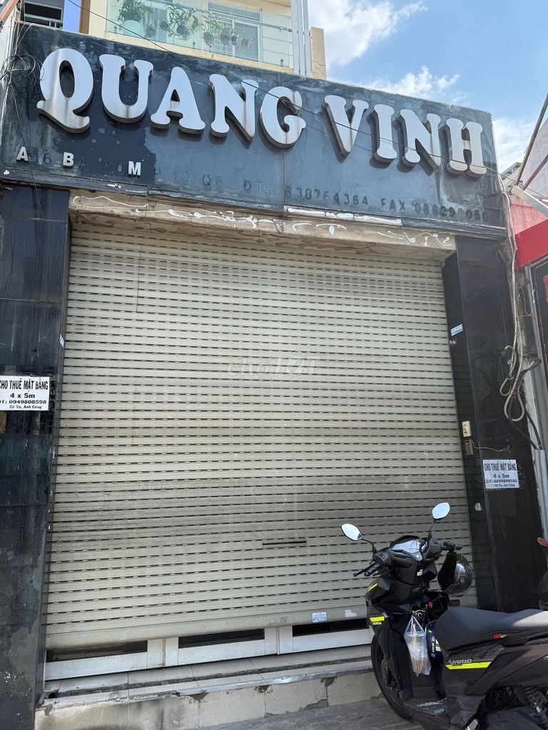 Mặt bằng kinh doanh cho thuê