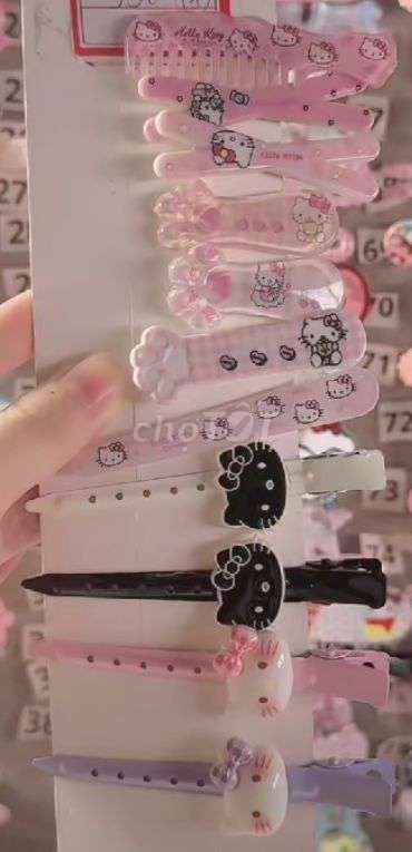 Kẹp tóc Hello Kitty Nữ Nhựa Nhiều màu. Mua bán Phụ kiện thời trang khác tại Thành phố Bà Rịa Bà Rịa - Vũng Tàu được đăng bởi Phi Yến hình 1