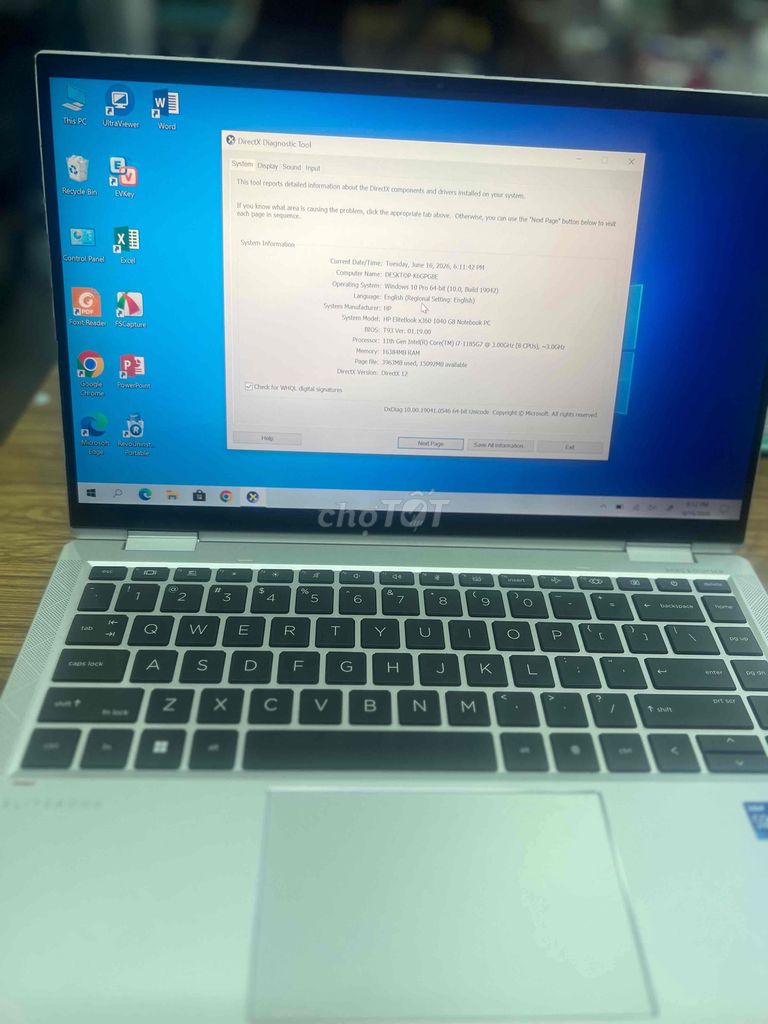 HP Elite x360 1040 G8 i7-1185G7/16/512 touch 360đo. Mua bán Laptop tại Quận 3 Tp Hồ Chí Minh được đăng bởi Thùy Vân hình 1