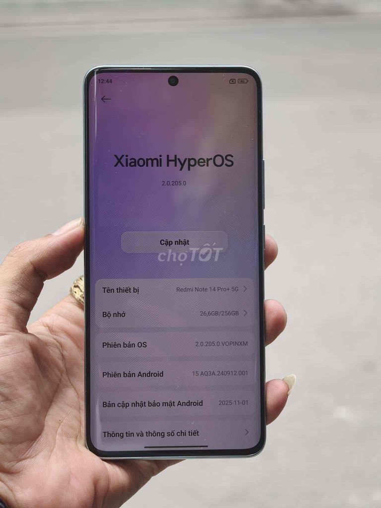 Xiaomi Redmi Note 14 Pro+ 5G 256GB Xanh. Mua bán Điện thoại tại Quận Hai Bà Trưng Hà Nội được đăng bởi Quốc Bảo hình 1