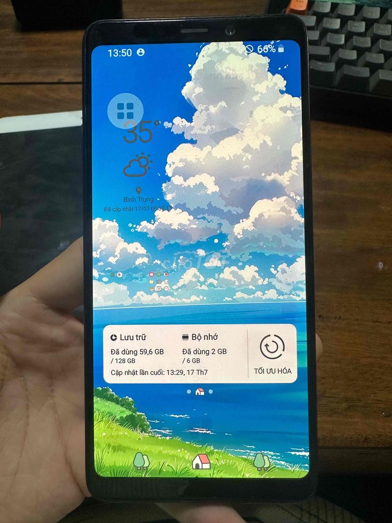 Samsung Galaxy A9 (2018) 128GB Xanh. Mua bán Điện thoại tại Quận Liên Chiểu Đà Nẵng được đăng bởi Sơn Tùng hình 1