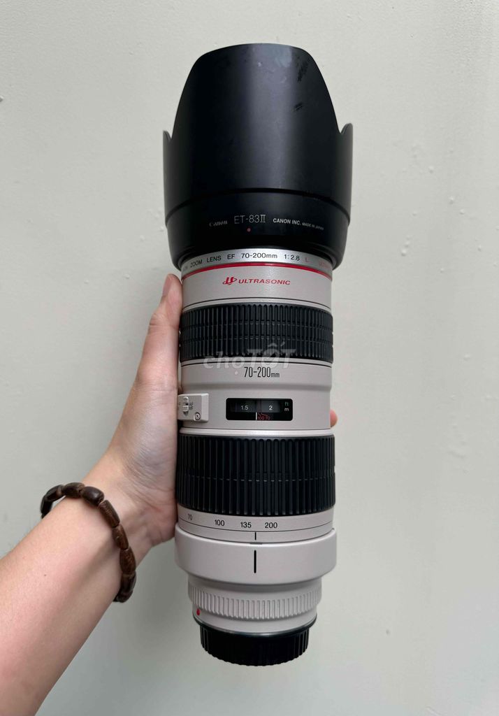 Canon EF 70-200mm F2.8 L USM đẹp nguyên zin.