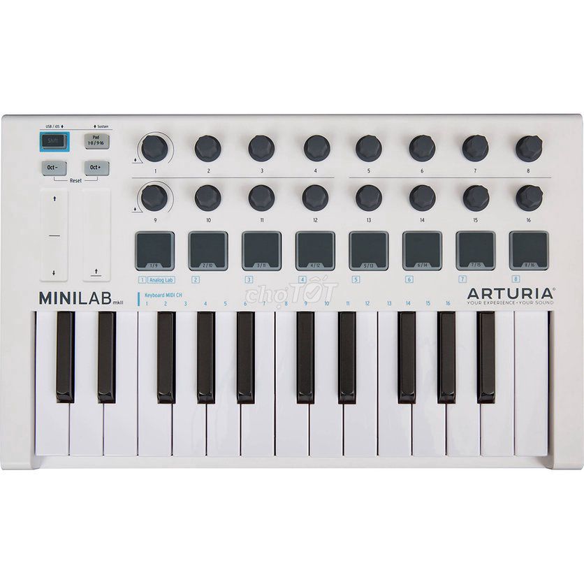 MIDI Controller Arturia MiniLab MK2 Trắng. Mua bán Nhạc cụ tại Quận 5 Tp Hồ Chí Minh được đăng bởi Long hình 1