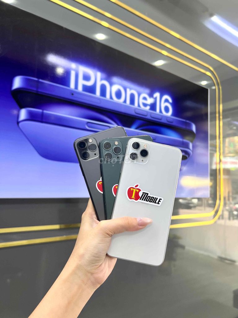 Apple iPhone 11 Pro Max Đen, Xanh, Trắng. Mua bán Điện thoại tại Thành phố Qui Nhơn Bình Định được đăng bởi TMOBILE QUY NHƠN TRẢ GÓP BAO ĐẬU SINH VIÊN hình 1
