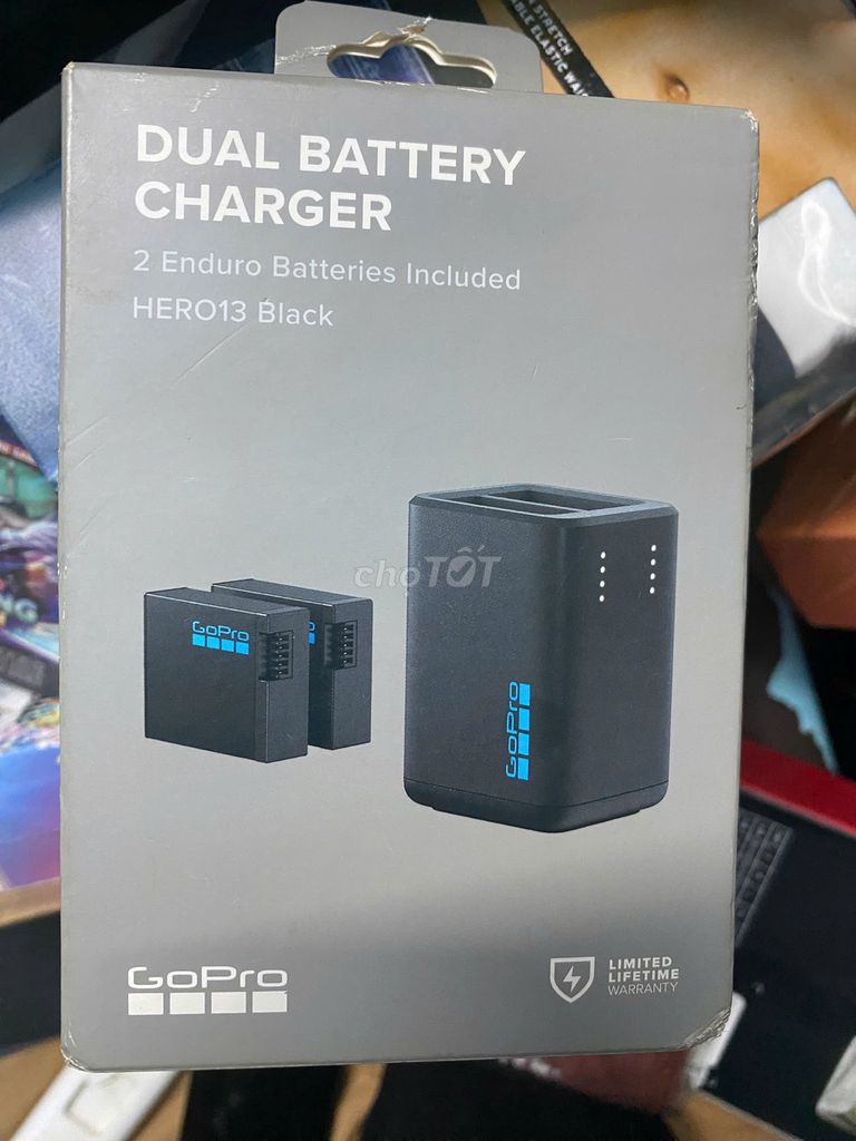 Sạc pin GoPro HERO13 Black Đen 2 pin Enduro. Mua bán Phụ kiện (Màn hình, Chuột...) tại Huyện Bình Chánh Tp Hồ Chí Minh được đăng bởi Khoa Đăng hình 1