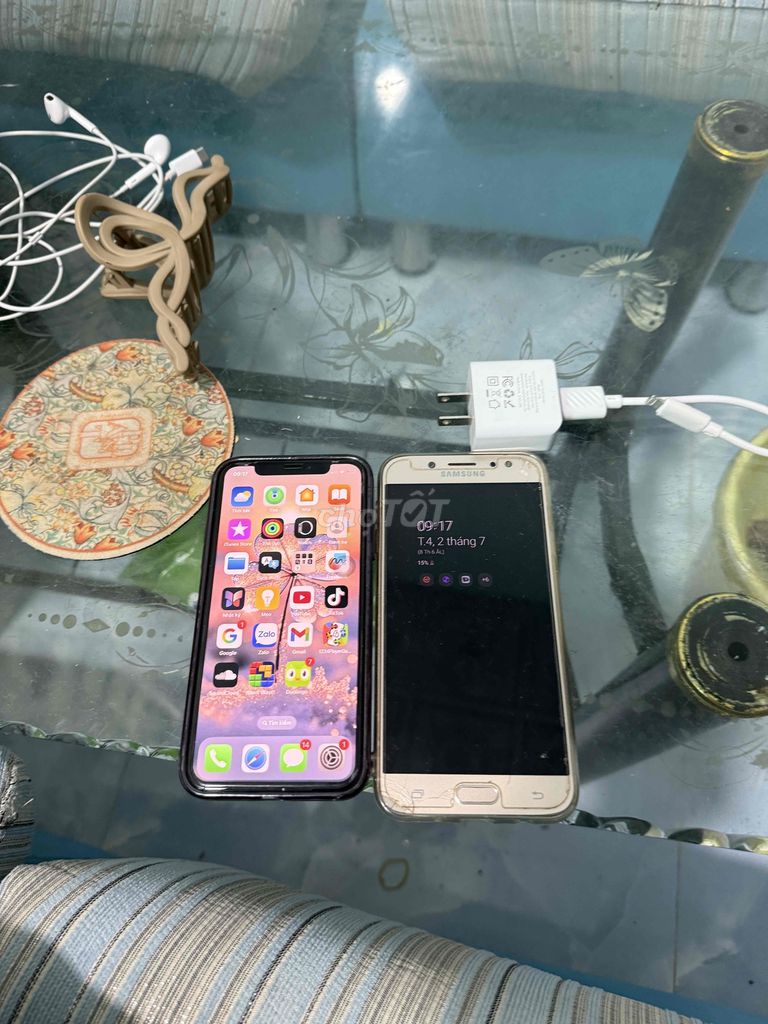 máy sài ngon iphone xs và ss j7pro
