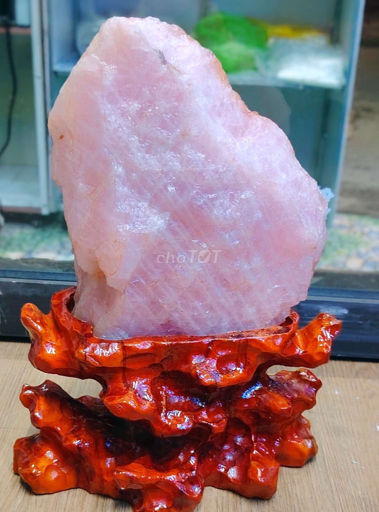 Thanh lý Đá phong thủy Thạch anh hồng 5kg. Mua bán Đồ sưu tầm, đồ cổ tại Quận Lê Chân Hải Phòng được đăng bởi Nguyễn Hiếu hình 1