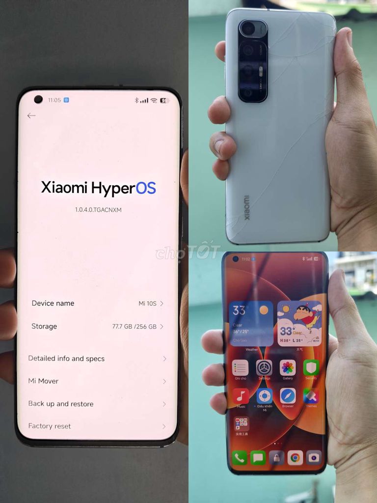 Xiaomi Mi 10S 256GB Trắng Đã sử dụng. Mua bán Điện thoại tại Quận 8 Tp Hồ Chí Minh được đăng bởi MINH KUBOTV hình 1