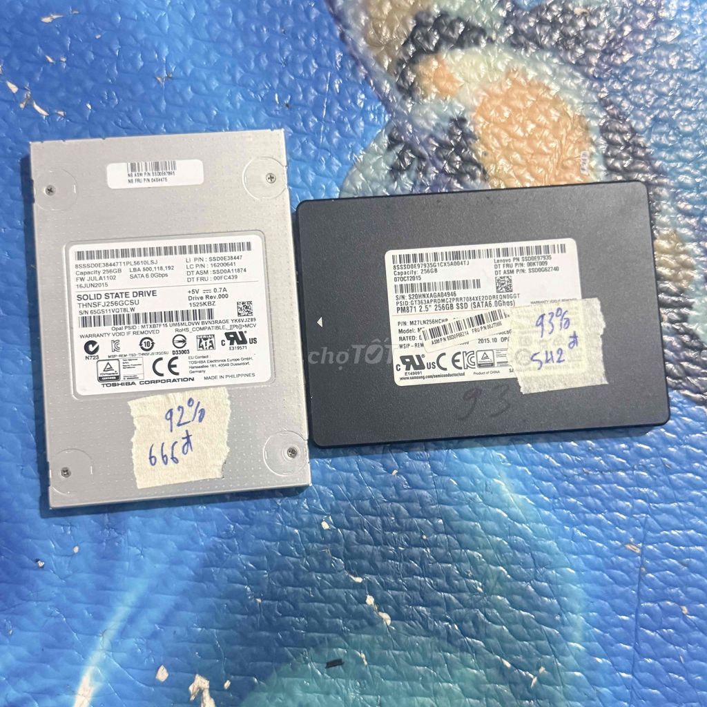 Ổ cứng SSD Toshiba Samsung 240GB đã qua sử dụng. Mua bán Linh kiện (RAM, Card...) tại Thành phố Biên Hòa Đồng Nai được đăng bởi Hoàng hình 1