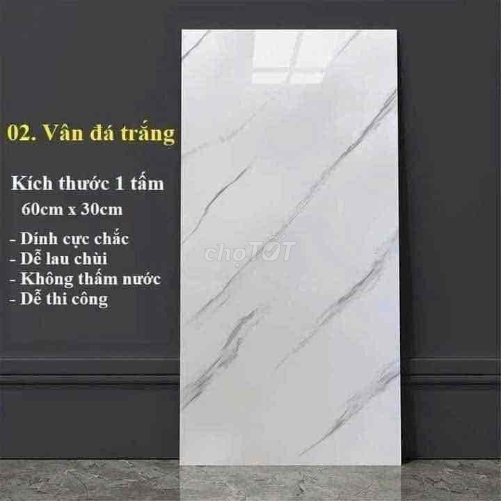 Tấm ốp tường vân đá trắng 60x30cm. Mua bán Nội thất, đồ gia dụng khác tại Huyện Hòa Vang Đà Nẵng được đăng bởi Nguyễn Hoàng Khả hình 1