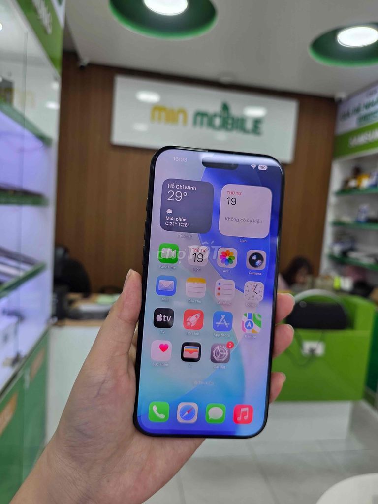 Apple iPhone 16 Pro Max 256GB Titan. Mua bán Điện thoại tại Quận Ngô Quyền Hải Phòng được đăng bởi lê thanh thuỷ hình 1