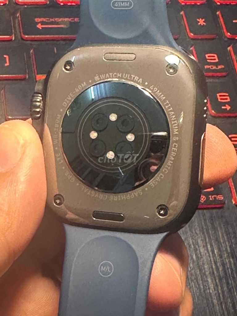 Apple Watch Ultra 49mm Titanium Xám. Mua bán Thiết bị đeo thông minh tại Quận Cầu Giấy Hà Nội được đăng bởi Minh Khuê hình 1