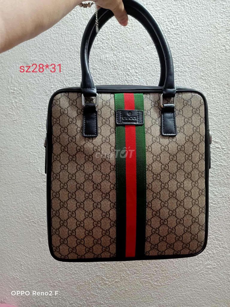 Túi đựng laptop Gucci Da Unisex Nâu. Mua bán Túi xách tại Quận Thanh Khê Đà Nẵng được đăng bởi Hồ Mai hình 1