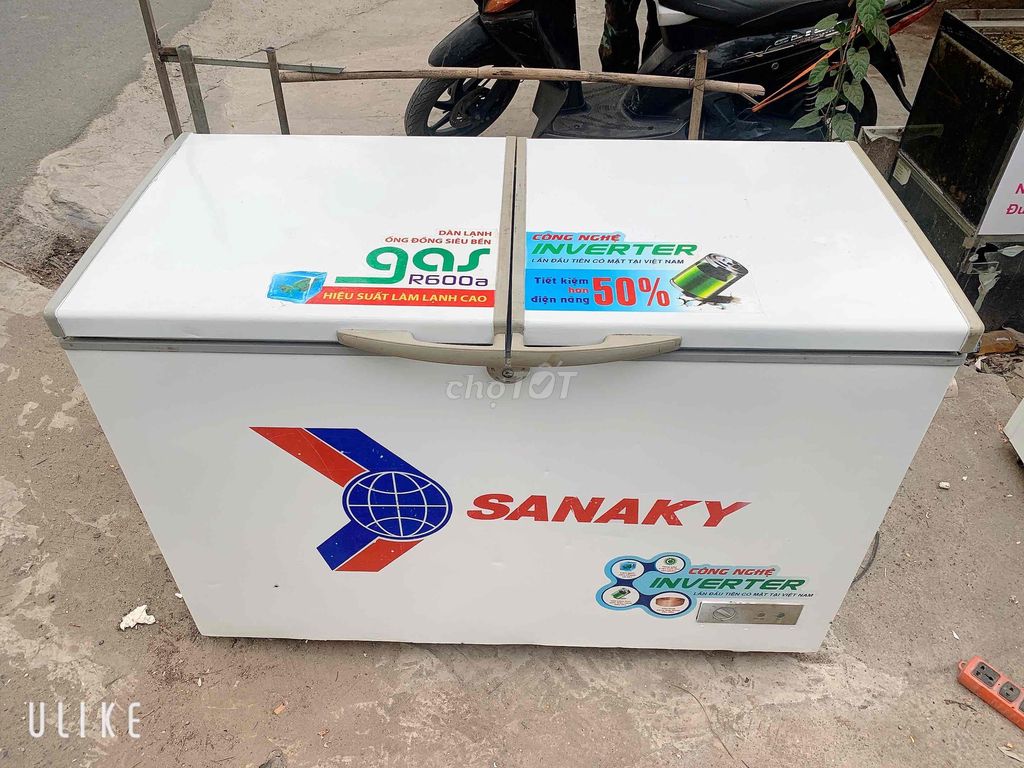 THANH LÍ TỦ ĐÔNG SANAAKY 360L INVERTER HAI CHẾ ĐỘ