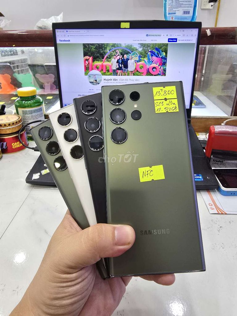Samsung S23 Ultra 256GB 512GB - Nhiều màu . Mua bán Điện thoại tại Thành phố Long Xuyên An Giang được đăng bởi Facebook Cầm Đồ Thúy Vân hình 1