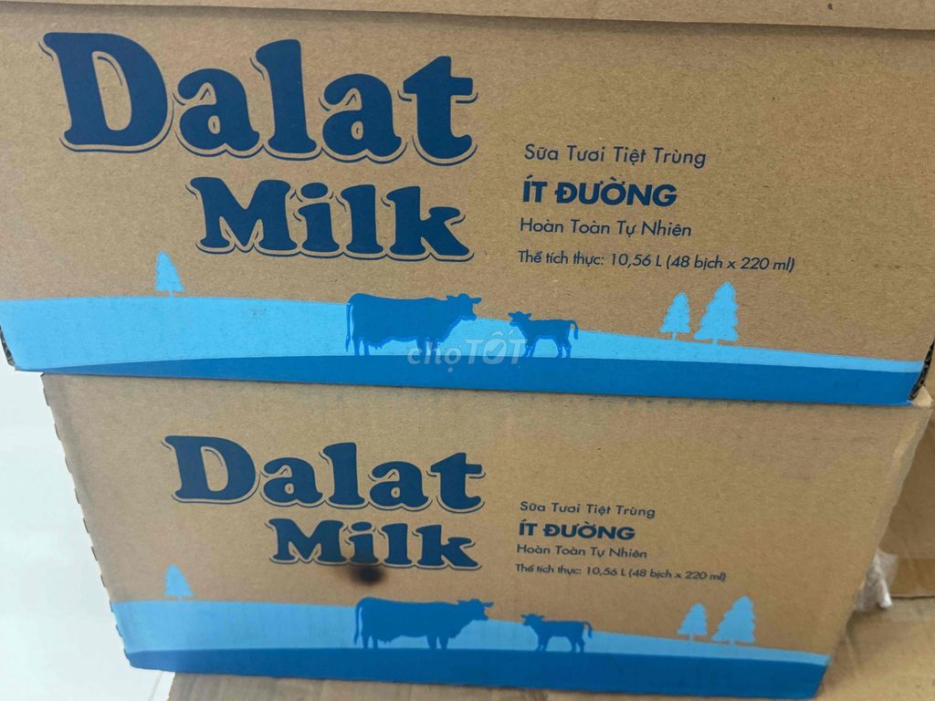Sữa tươi Dalat Milk ít đường 220ml. Mua bán Đồ ăn, thực phẩm và các loại khác tại Quận Cẩm Lệ Đà Nẵng được đăng bởi mỹ hình 1