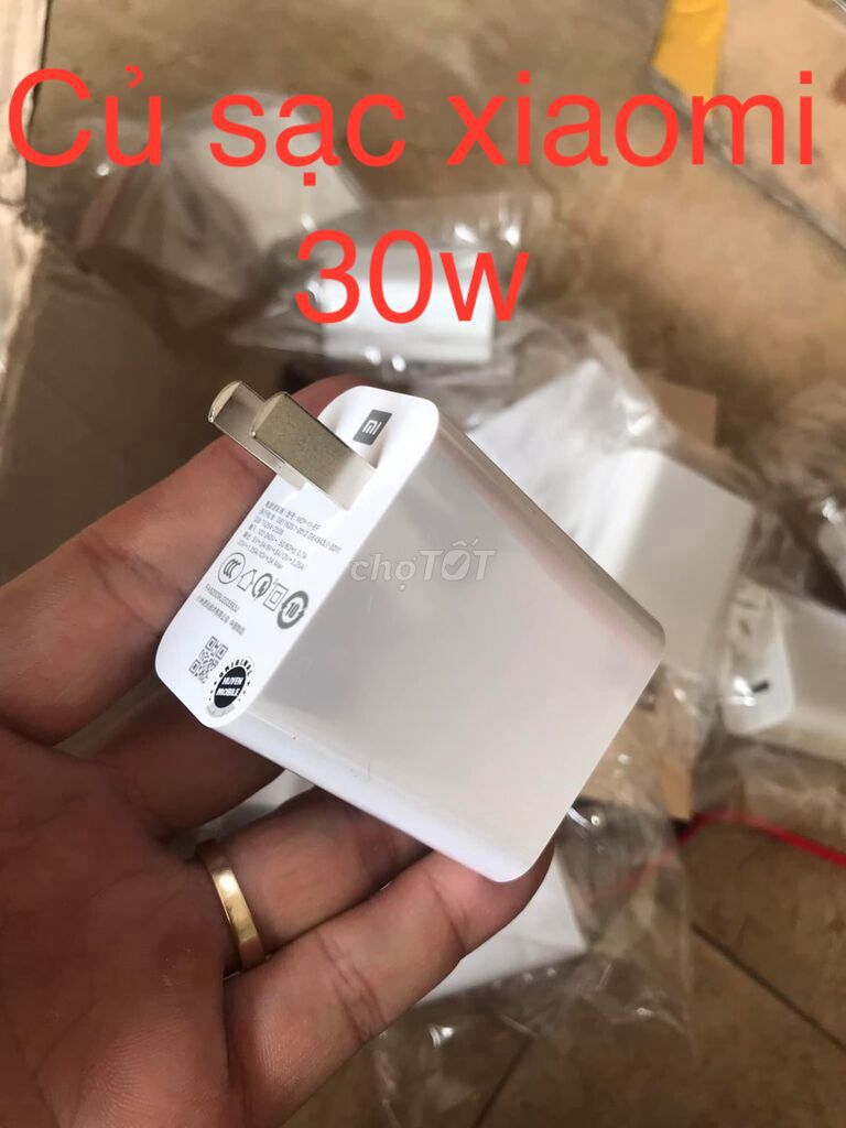 Củ sạc xiaomi 30w chính hãng new 100%